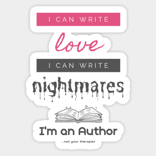 I'm An Author Sticker